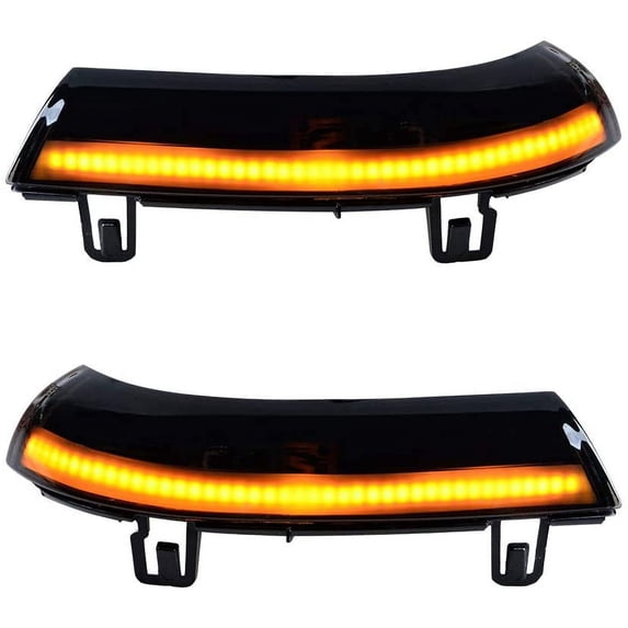 2X Amber LED Turn Signal Blinker Light Side Mirror Marker Indicator Fit Volkswagen VW GOLF 5 Plus GTI Jetta MK5 Passat B6 EOS Sharan Superb (Selected)