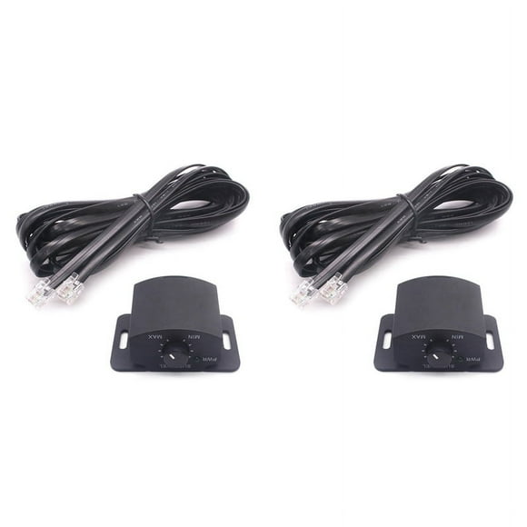 2X Amplifier Replacement Bass Knob Control Remote 6Pin Subwoofer Remote Volumes Adjustment Control Knob for Speakers