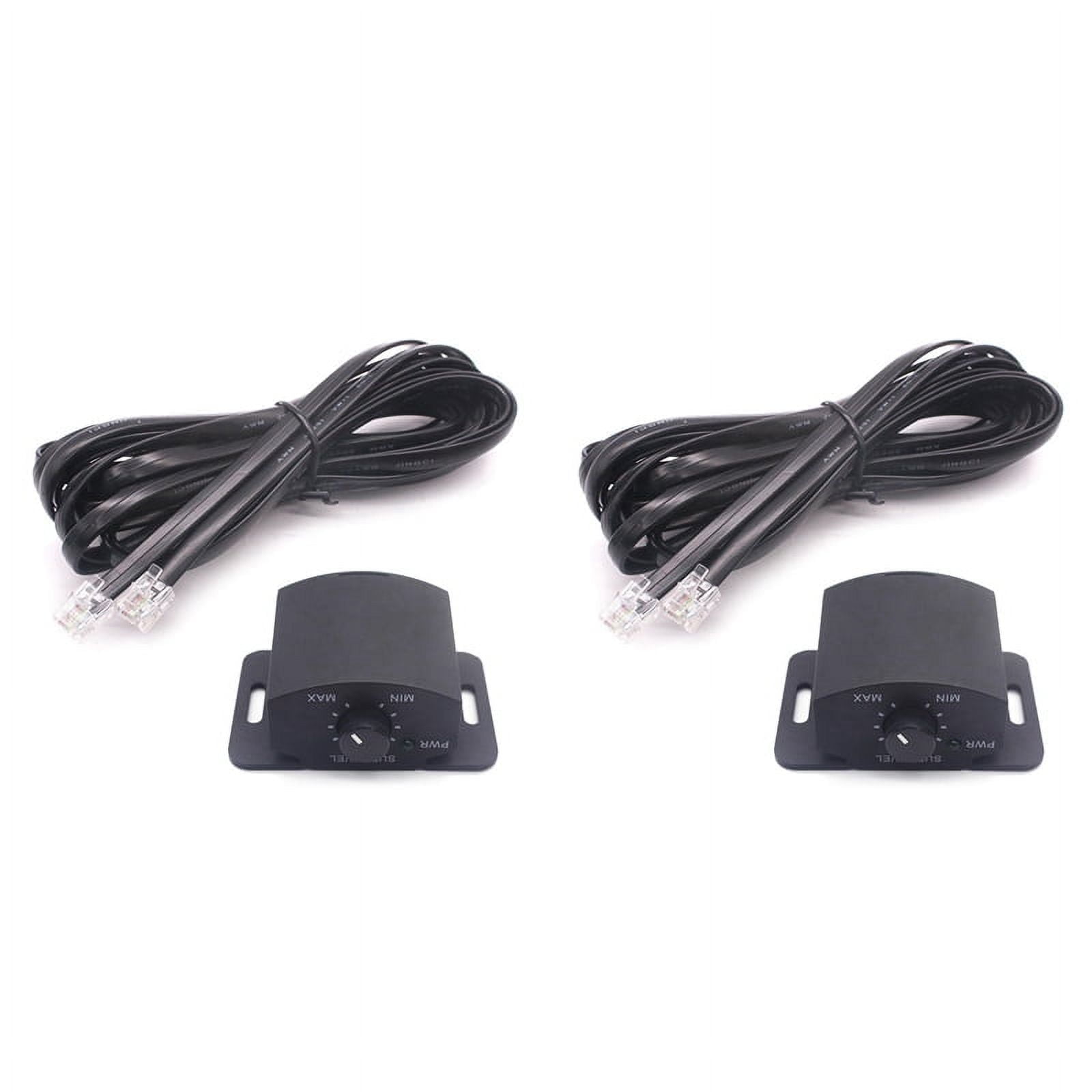 Amplifier Bass Knob Replacement - 6-Pin Subwoofer Volume Control Remote For Car Audio