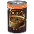thumbnail image 1 of 2X - Amy’S Soup, Vegan Lentil Soup, Light In Sodium, Gluten Free, Made With Organic Green Lentils And Vegetables, Canned Soup, 14.5 Oz, 1 of 3