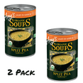 thumbnail image 1 of 2X - Amy's Organic Light in Sodium Low Fat Split Pea Soup - 14.1 oz, 1 of 5