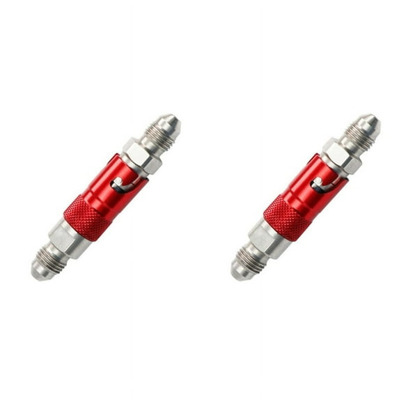 2X An3 Motorcycle Brake Line Hose Fluid Quick Release Connect Fitting Adapter Kit