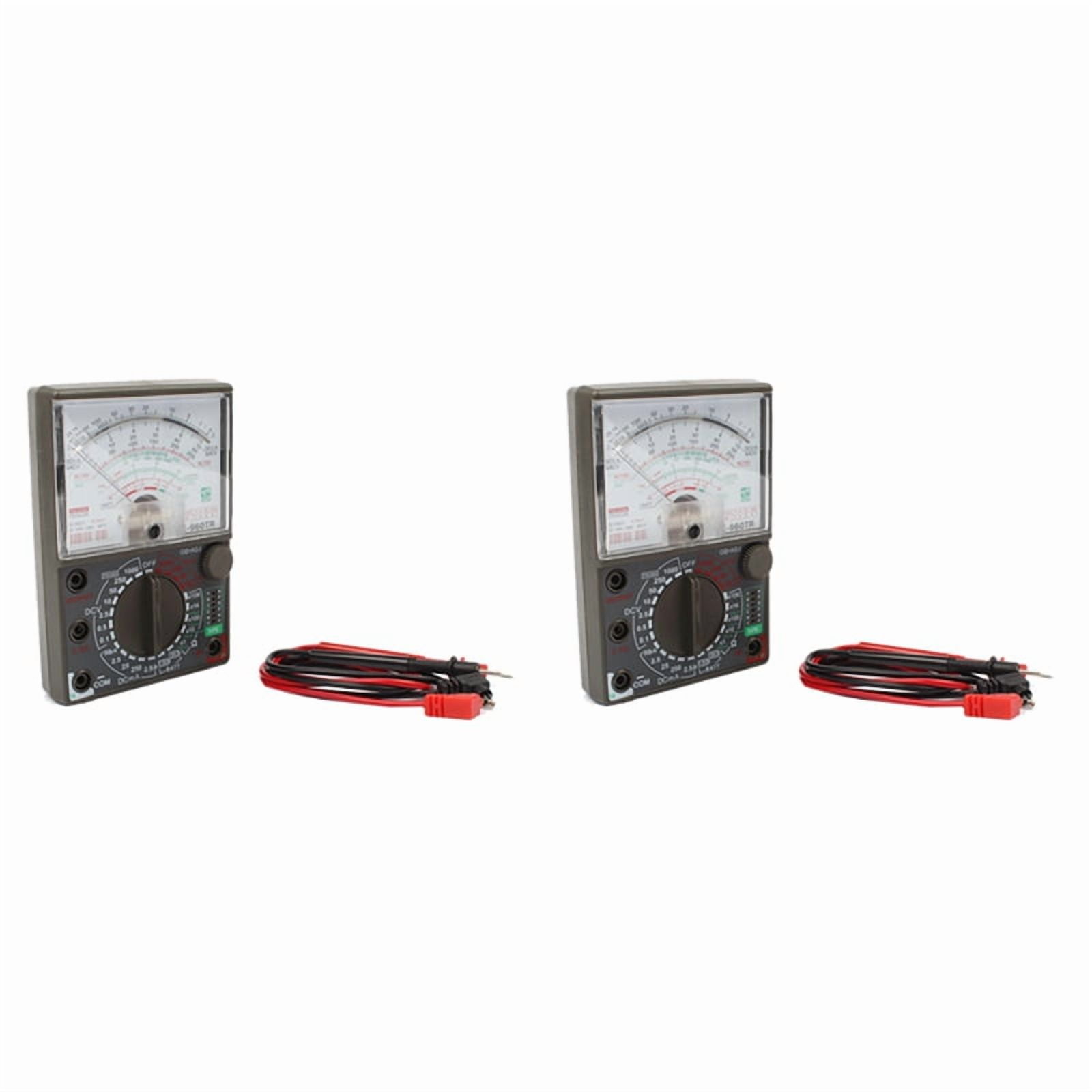 2X Analog Multimeter De-960Tr AC DC Volt Ohm Current Testing Electrical Multitester
