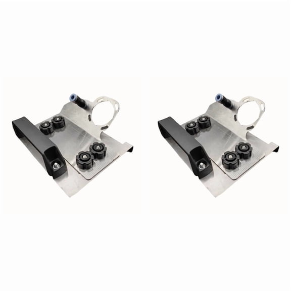 2X Angle Grinder Stand for Tile 45 Chamfer Cutting, Angle Grinder Tile Chamfering Stand, Special Cutting Bracket B,2 x angle grinder stand,Silver