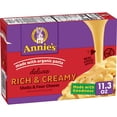 thumbnail image 1 of 2X - Annie,S Deluxe Macaroni And Cheese With Organic Pasta, Shells And Four Cheese, 11.3 Oz, 1 of 3
