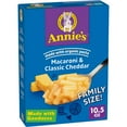 thumbnail image 1 of 2X - Annie,S Macaroni And Cheese Dinner, Classic Mild Cheddar, Family Size, 10.5 Oz., 1 of 3