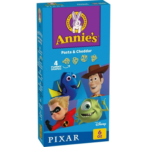 2X - Annie's Disney 100 Shapes Cheddar Mac and Cheese - 6oz