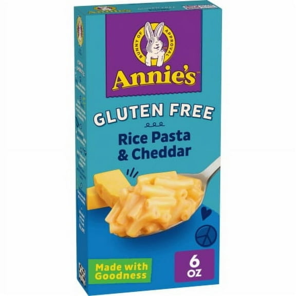 2X-Annie's Gluten Free Macaroni and Cheese Rice Pasta & Cheddar Dinner Mac N Cheese - 6.00 oz - 1 ct