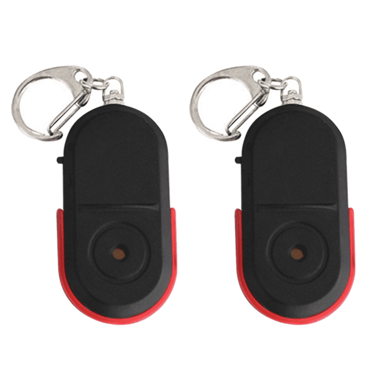 2X AntiLost Whistle Key Finder Wireless Alarm Smart Tag Key Locator Keychain Tracker Whistle