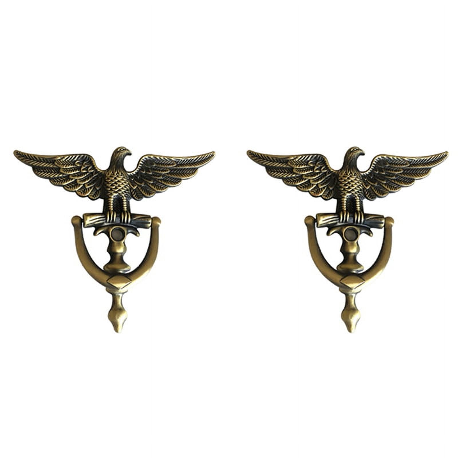 2X Antique Door Knocker Eagle Door Knocker for Front Door Home Decor ...