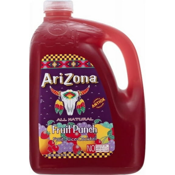 2X-AriZona Fruit Punch Fruit Juice Cocktail - 128 fl oz