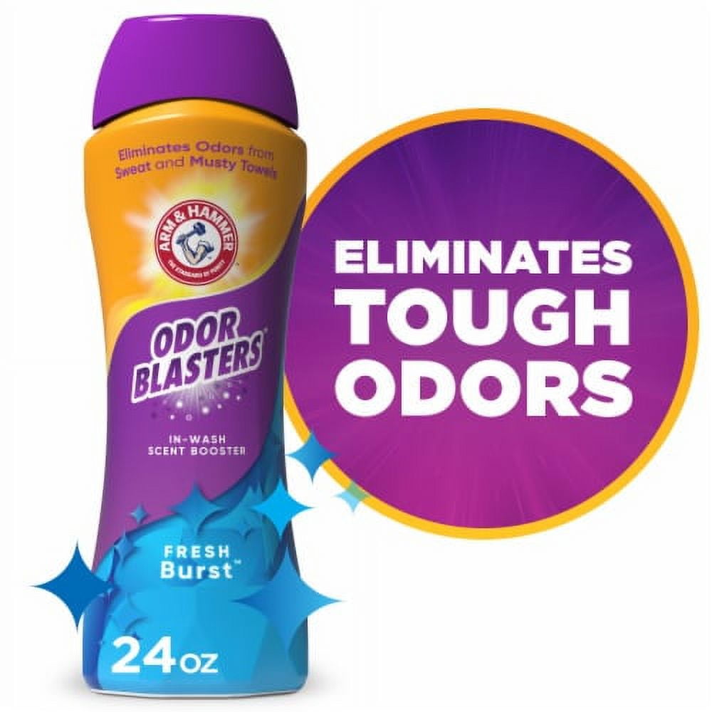 2X - Arm \u0026 Hammer Odor Blasters Fresh Burst In-Wash Scent Booster