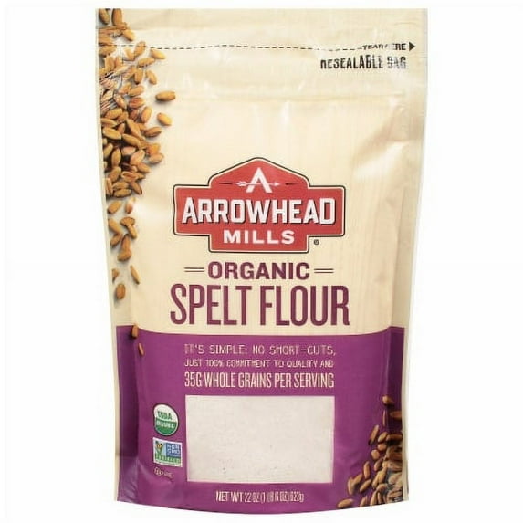 2X-Arrowhead Mills Organic Spelt Flour - 22 Ounces - 22 oz