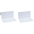 thumbnail image 1 of 2X Art Paint Tray Artist Oil Watercolor Plastic Palette White 33 Grids Large Size, 1 of 9