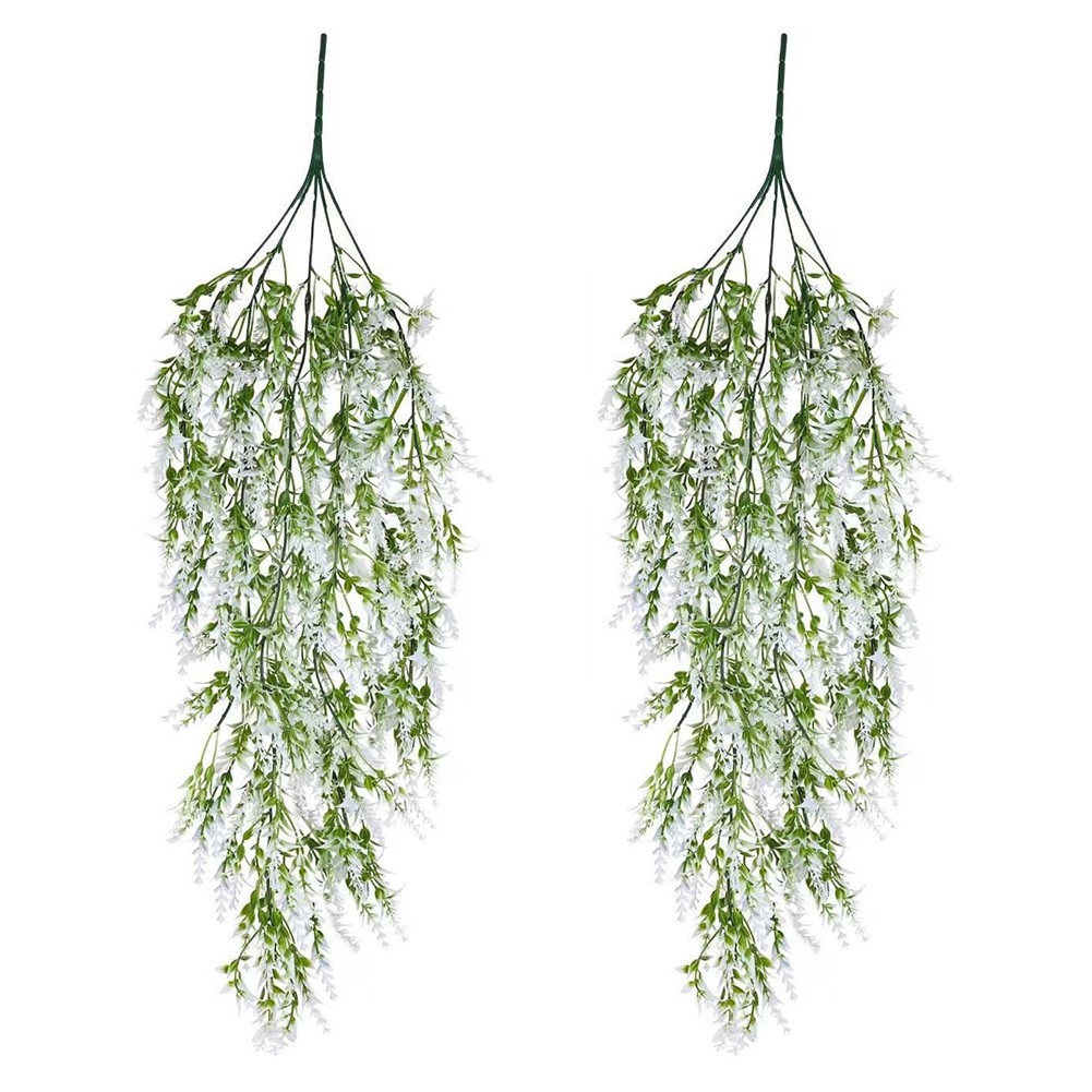 2X Artificial Ivy Flower Vine Garland Hanging Home Garden Trailing