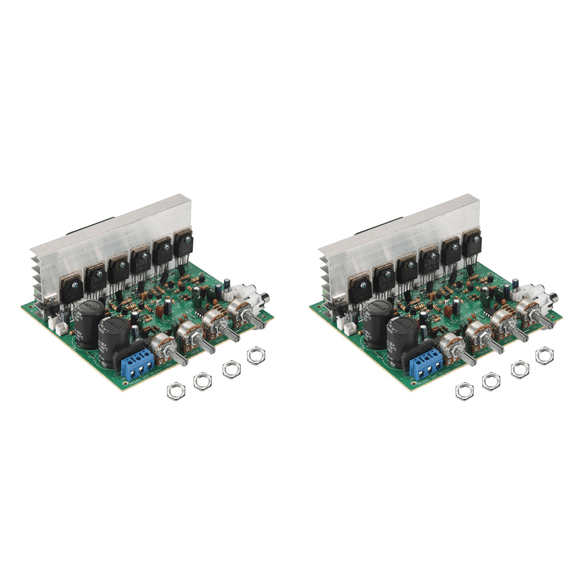 2X Audio Amplifier Board 2.1 Channel 240W High Power Subwoofer Amplifier Board AMP Dual AC18 - 24V Home Theater,2 x Audio Amplifier Board
