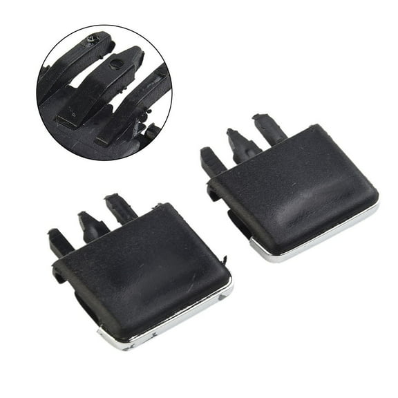 2X Auto Air Conditioning Vent Black Louvre Blade Slice Clip For Toyota For Corolla 2Pcs