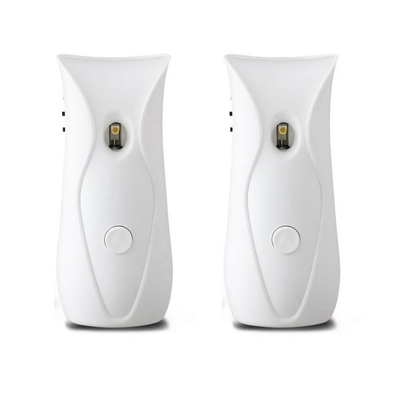 2X Automatic Air Freshener Dispenser Bathroom Timed Wall Mounted, Scent for Home