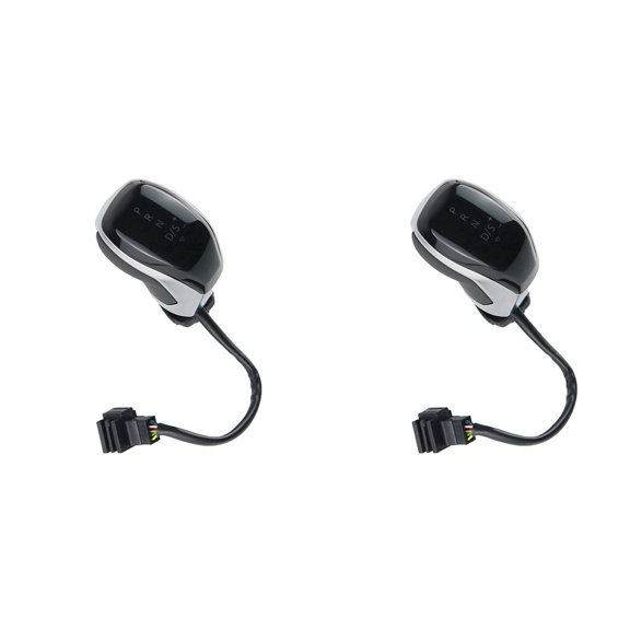 2X Automatic Gear Shift Knob AT White LED Electronic Shift Lever Handball for Golf 6 7 CC B7
