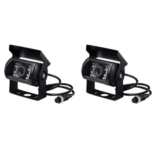 2X Aviation Car Rear View Monitor Upgrade 700Tvl Ccd 18 Ir Reversing Camera 12/24V for Truck Caravan Bus