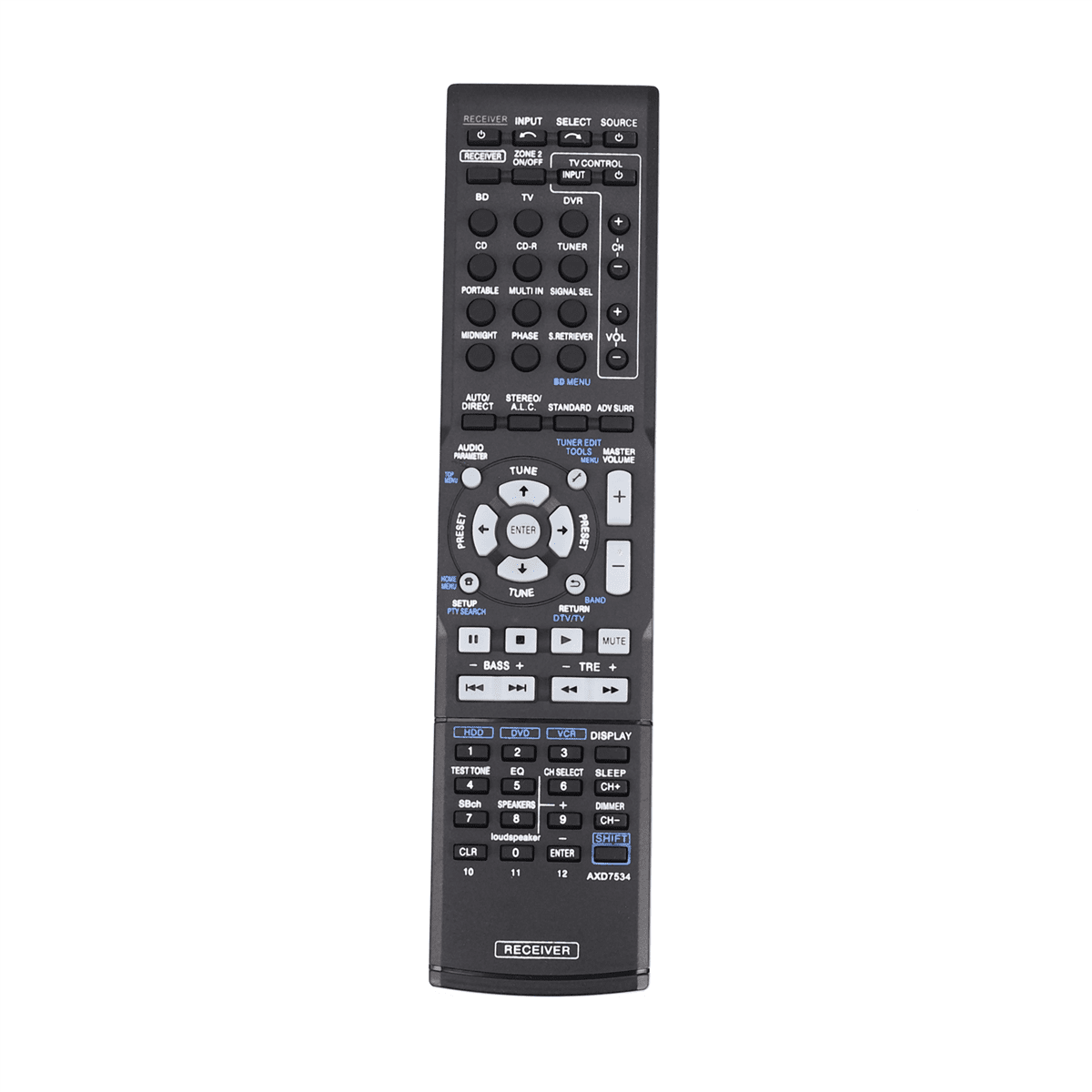 2X Axd7534 New Remote Control for Pioneer Av Receiver Home Theater ...