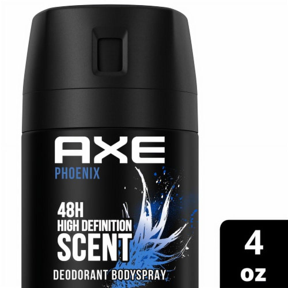 2X - Axe Phoenix Men's Deodorant Body Spray Mint and Rosemary Aluminium-Free