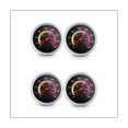 2X BBQ Grill Temperature Gauge, Barbecue Charcoal Grill Smoker
