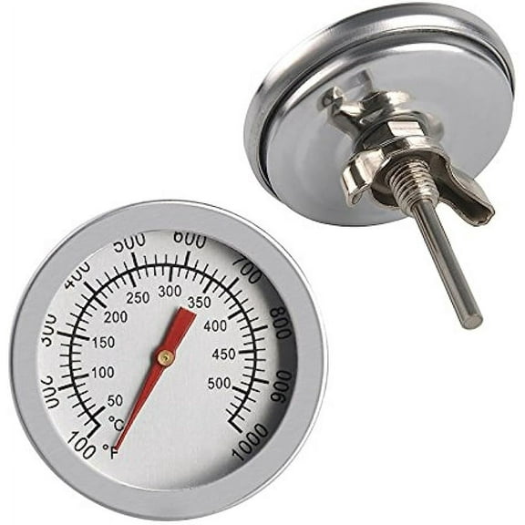 2X BBQ Thermometer Gauge - Barbecue BBQ Pit Smoker Grill Thermometer Temp Gauge - 2Pack