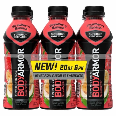 2X - BODYARMOR Sports Drink Strawberry Banana 20 oz