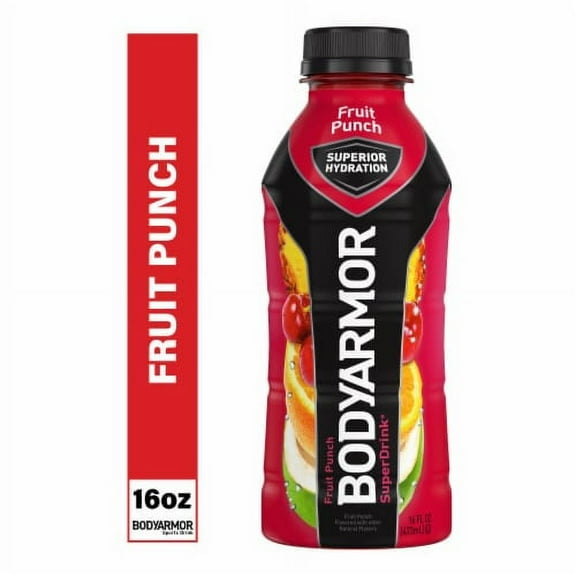 2X-BODYARMOR SuperDrink Fruit Punch Sports Drink - 16 fl oz