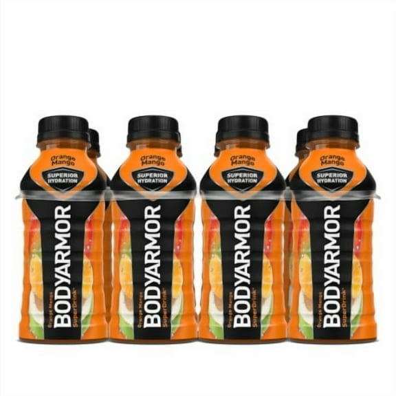 2X-BODYARMOR SuperDrink Orange Mango Sports Drink - 12 fl oz - 8 bottles