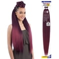 thumbnail image 1 of 2X BRAID 101 28" (99J) - FreeTress Synthetic Hair Jumbo Braiding, 1 of 2