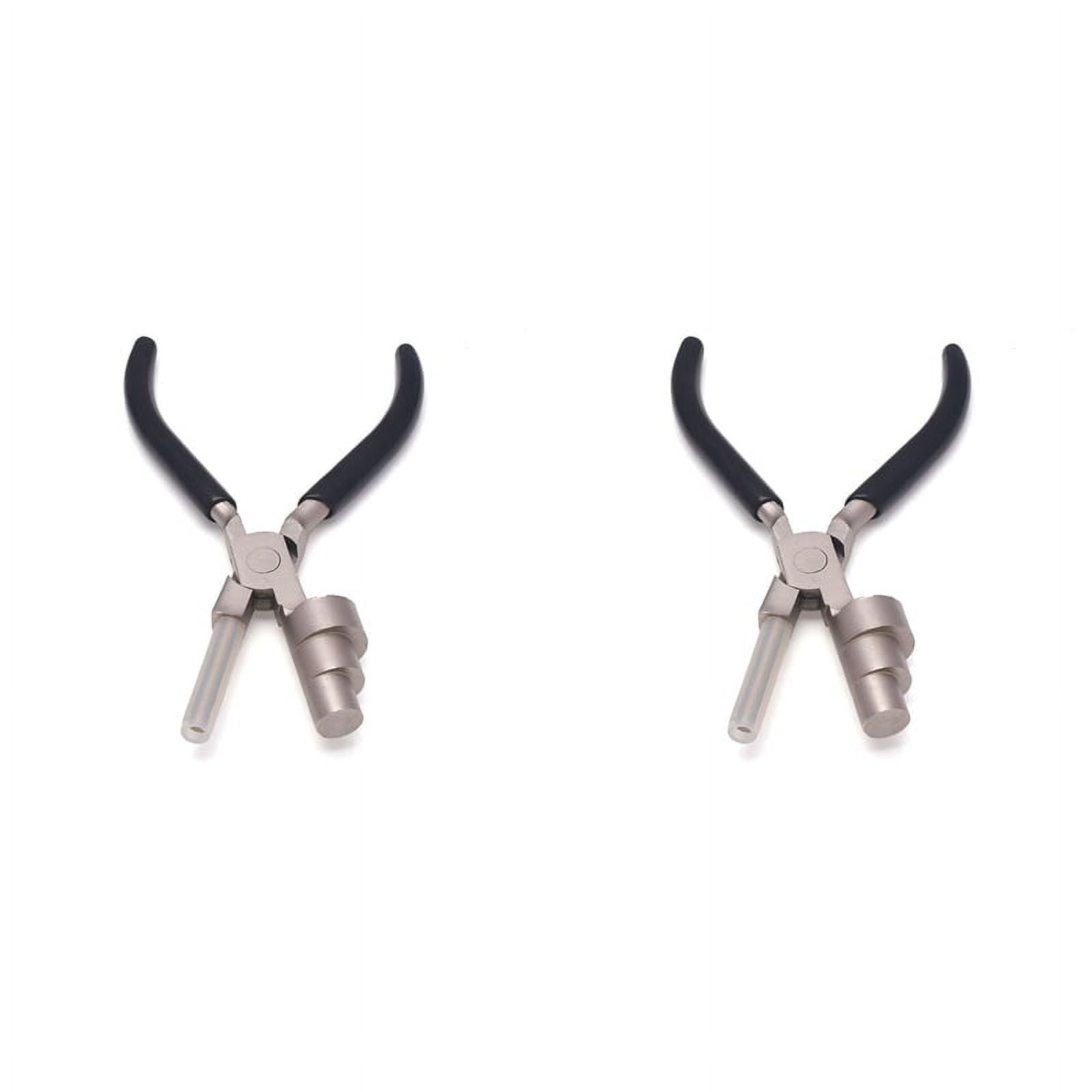 2X Bail Making Pliers Tool for Bending Loop Wire for Jewelry Making Multi-Size Jewelry Pliers Bail Making Plier