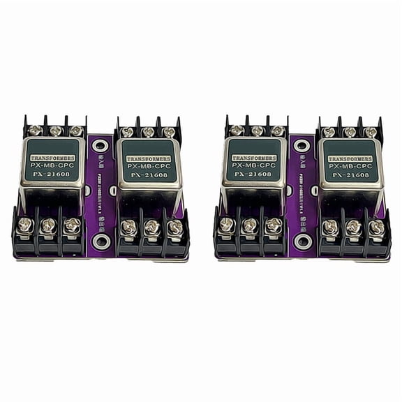2X Balanced and Unbalanced Conversion Audio Isolator Permalloy Audio Isolation Transformer 600:600 20Hz-20KHz -21608,2x Balanced Audio Isolator,Photo Color