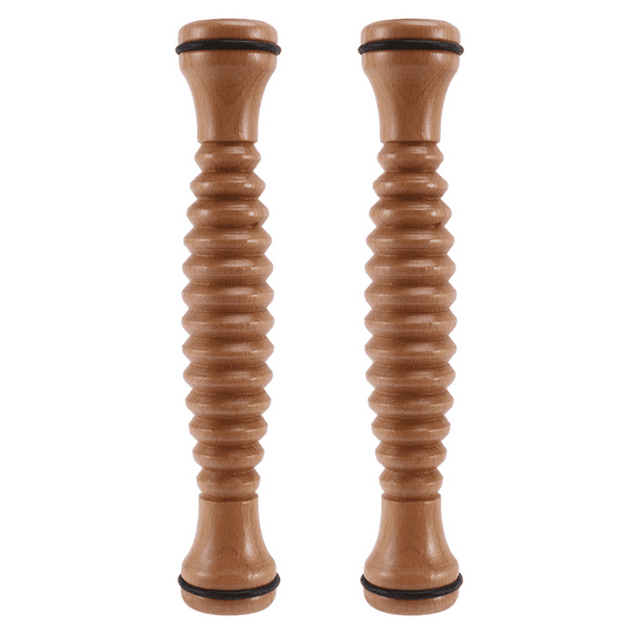 2X Ballet Foot Massager Instep Shaper Roller Wooden Relaxation Pressure Reducer Solid