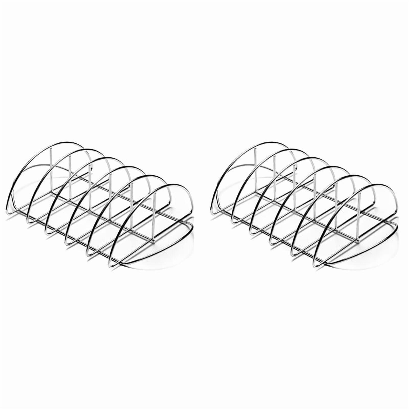 2X Barbecue Rib Rack for Smokers,for Large Green Eggs and Smoker or ...