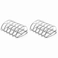 2X Barbecue Rib Rack for Smokers,for Large Green Eggs and Smoker or ...