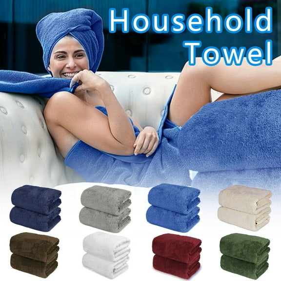 2X Bath Towel Towel Turkish Cotton Bath Sheets 700 Gsm 70*140 Bath Towel