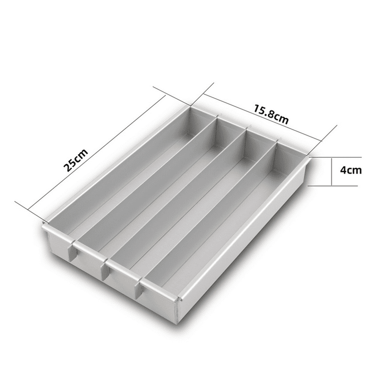 2X Battenberg Battenberg Cake Pan, Commercial Weight Anodised