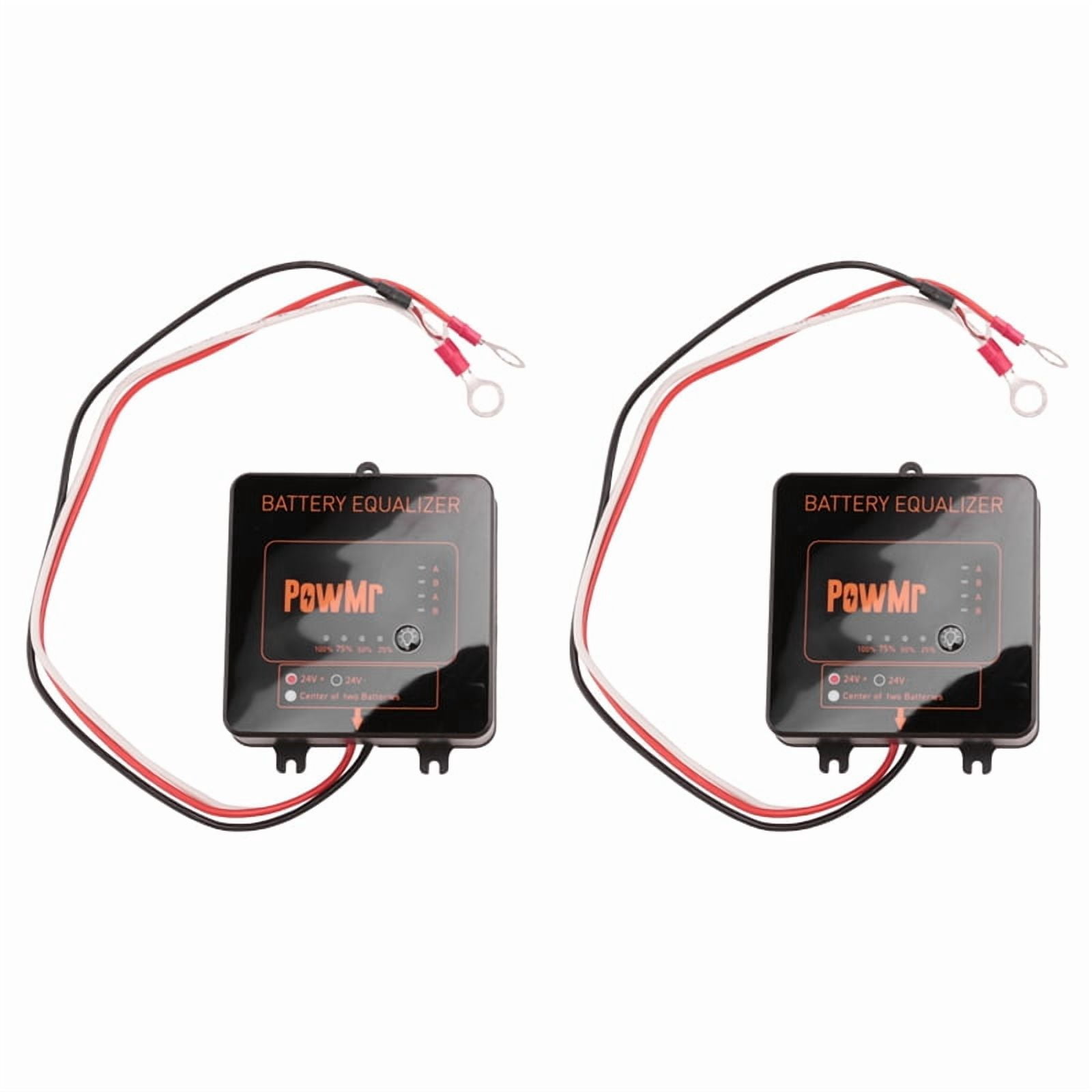 2X Battery Balancer for 2 x 12V Lead Acid Battery Bank System Nx12V Battery Equalizer,2 x Battery Equalizer,As Shown