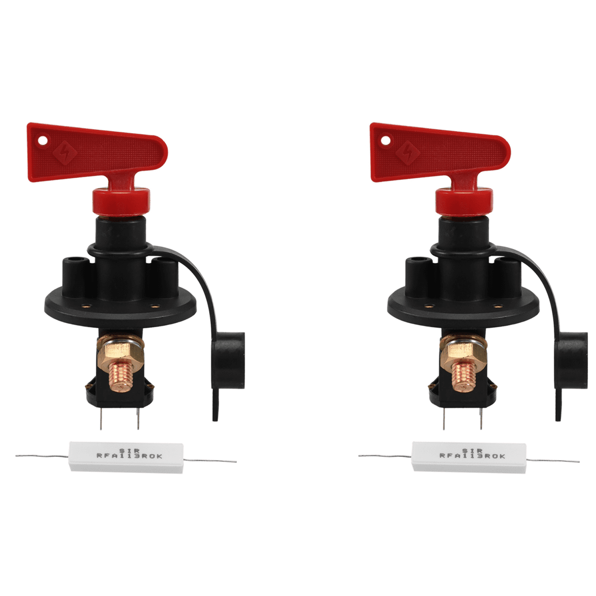 2X Battery Isolator Racing Accessories Master Battery Isolator Cut Out