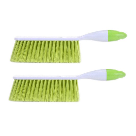 2X Bed Sheets Debris Cleaning Brush Soft Bristle Clothes Desk Sofa Duster Small Particles Hair Remo