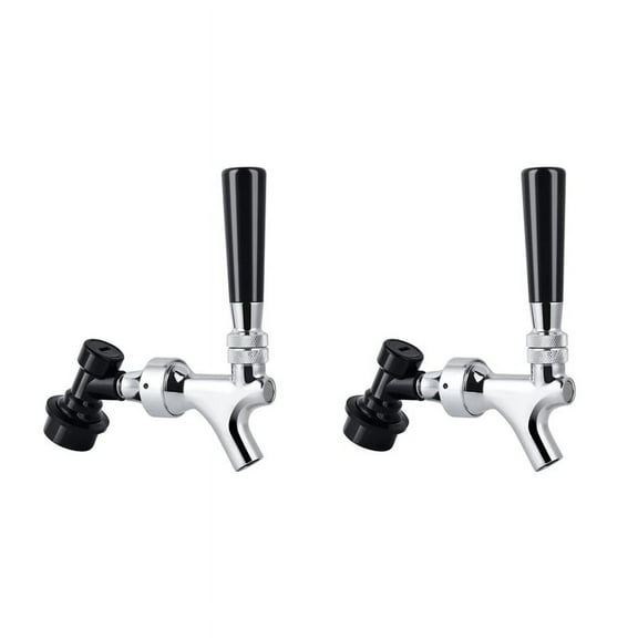 2X Beer Faucet Ball Lock Kit, Homebrew Draft Beer Tap Cornelius & Liquid Ball Lock Picnic Beer Tower Set