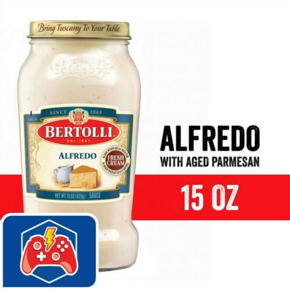 2X - Bertolli Alfredo Sauce With Aged Parmesan Cheese-15 oz