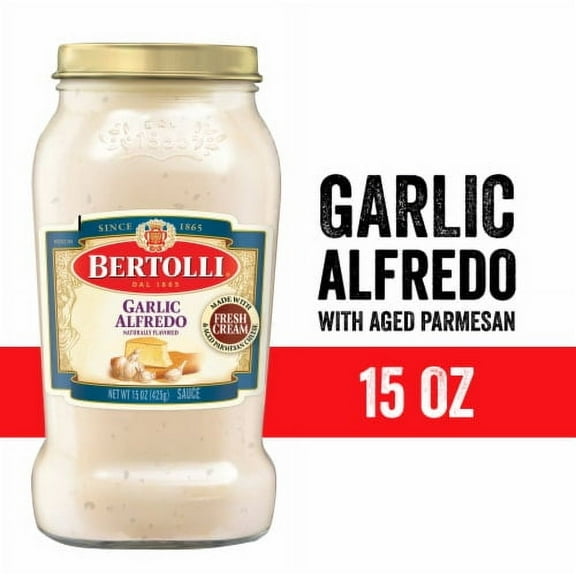 2X-Bertolli Garlic Alfredo Sauce with Aged Parmesan Cheese - 15 oz