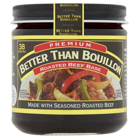 2X - Better Than Bouillon Premium Roasted Beef Base, Made With Seasoned Roasted Beef, Blendable Base For Added Flavor, 38 Servings Per Jar, 8 Oz Jar (Single)