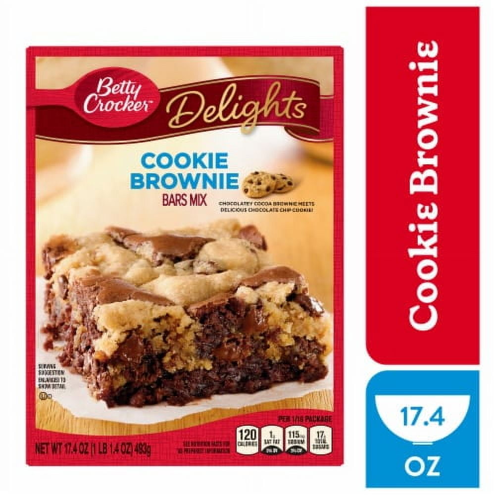 2X - Betty Crocker Delights Cookie Brownie Bar Mix