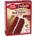 thumbnail image 1 of Betty Crocker Delights Super Moist Red Velvet Cake Mix (Pack of 2), 1 of 5