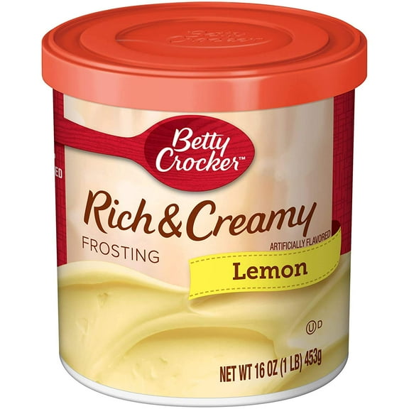 Pack of 2 - Betty Crocker Gluten Free Rich And Creamy Lemon Frosting, 16 Oz.