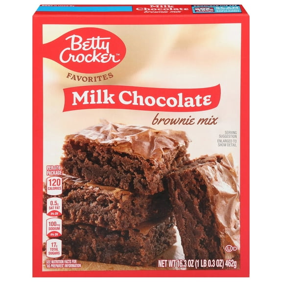2X - Betty Crocker Milk Chocolate Brownie Mix - 16.3 oz